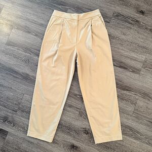Exquise Pleat Barrel Chinos